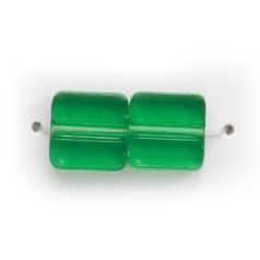 8x8mm Flat Square(Thickness:2.5mm/Holesize:1.4mm) - Light Emerald