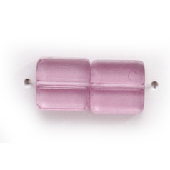 8x8mm Flat Square(Thickness:2.5mm/Holesize:1.4mm) - Light Amethyst