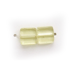 6x6mm Flat Square(Thickness:2.5mm/Holesize:1.3mm) - Jonquil