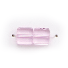 6x6mm Flat Square(Thickness:2.5mm/Holesize:1.3mm) - Rosaline