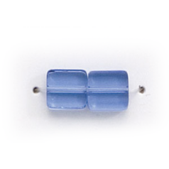6x6mm Flat Square(Thickness:2.5mm/Holesize:1.3mm) -  Sapphire
