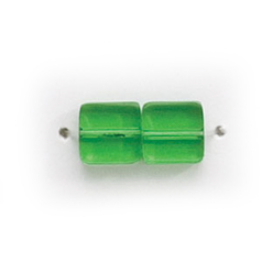 6x6mm Flat Square(Thickness:2.5mm/Holesize:1.3mm) - Light Emerald