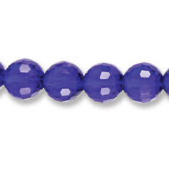 Genuine Helenski Crystal 12mm Glimmer Rounds - COBALT BLUE