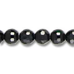 Genuine Helenski Crystal 10mm Glimmer Rounds - JET