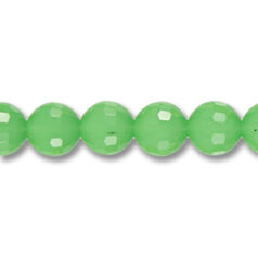 Genuine Helenski Crystal 10mm Glimmer Rounds - OPAL GREEN