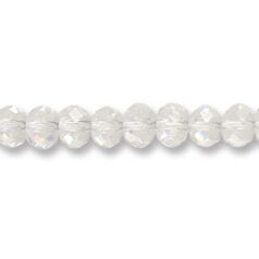 Helenski Genuine Crystal 6x8mm Rondelle - CRYSTAL