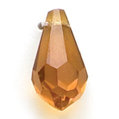 Genuine Helenski Crystal  9x17mm Drop -  TOPAZ