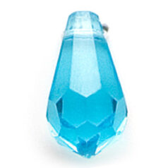 Genuine Helenski Crystal  9x17mm Drop - AQUA