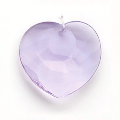 35x10mm Wave Heart Pendant - Alexandrite